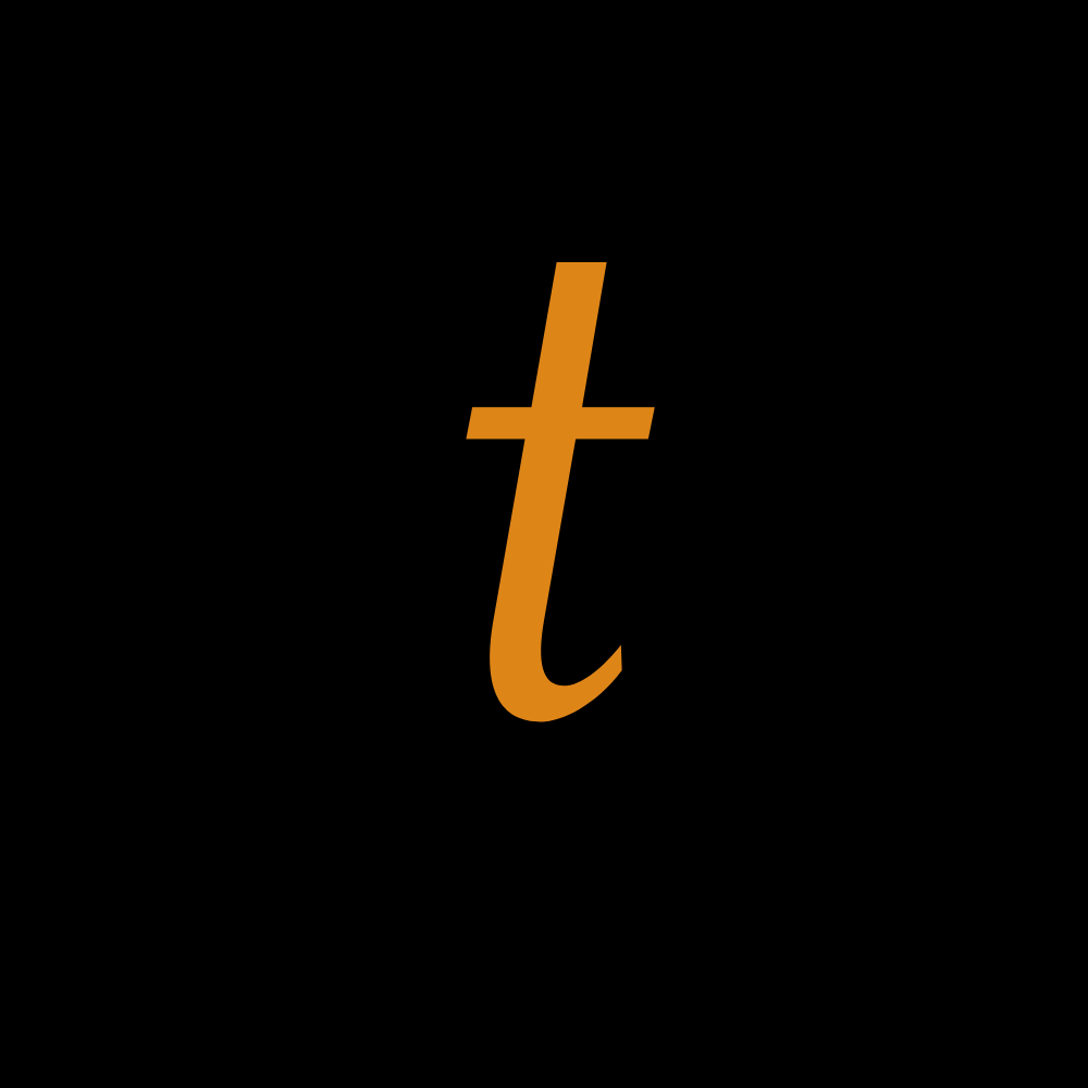 The letter T