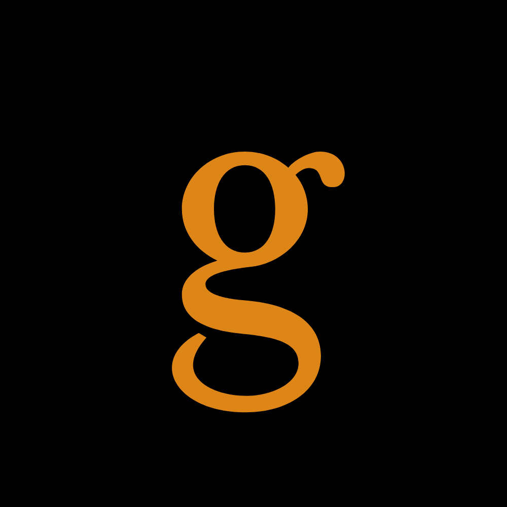 The letter G