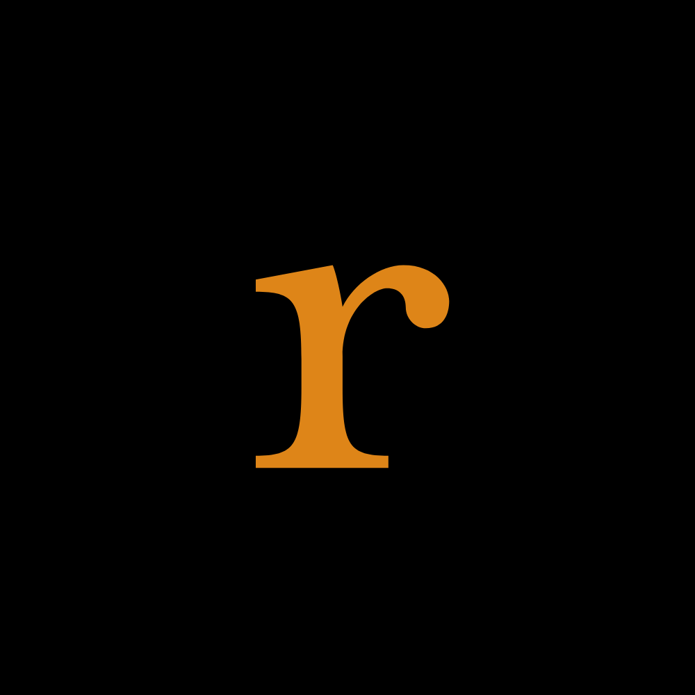 The letter r